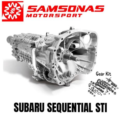 Please allow 3 - 4 months to manufacture this product. . Samsonas sequential gearbox subaru